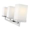 Z-Lite Tidal 3 Light Vanity, Brushed Nickel & Matte Opal 1900-3V - alternate 4